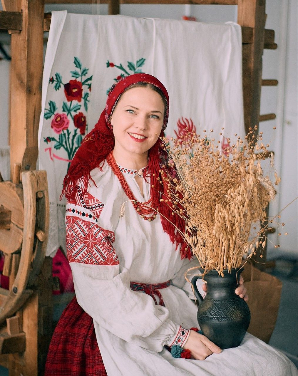 Women in Slavic costumes in Huaihua