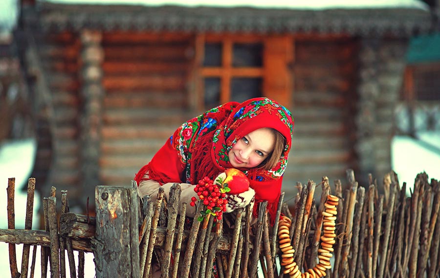Sexy girl Women in Slavic costumes in Huaihua