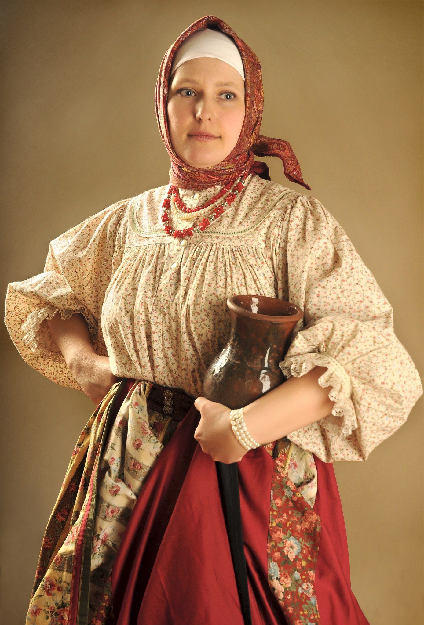 Girls in Slavic costumes in Huaihua