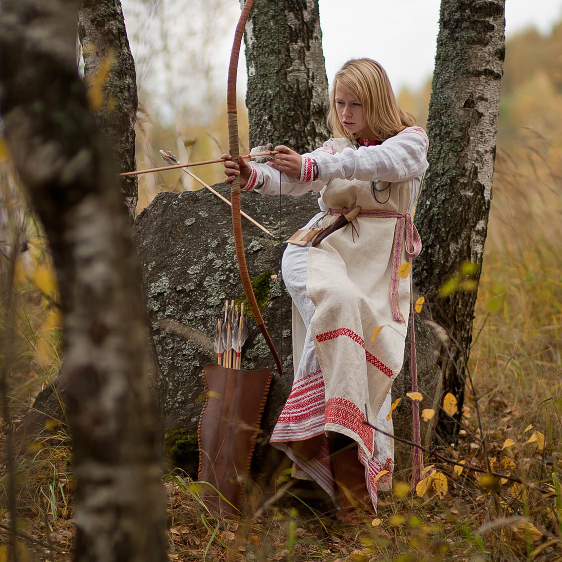 Sexy photo Girls in Slavic costumes in Huaihua